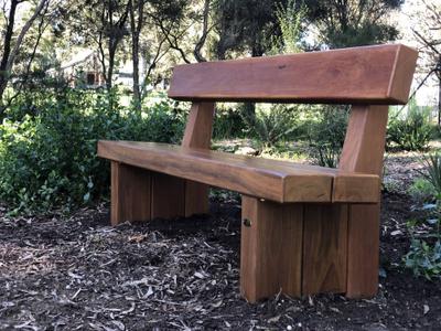 Lasting Legacy Memorial Memorial Benches - handcrafted Australian timber outdoor furniture, view 3