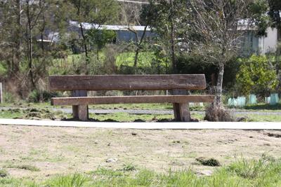 Rustic Anchor Outdoor Bench Seats - handcrafted Australian timber outdoor furniture, view 4