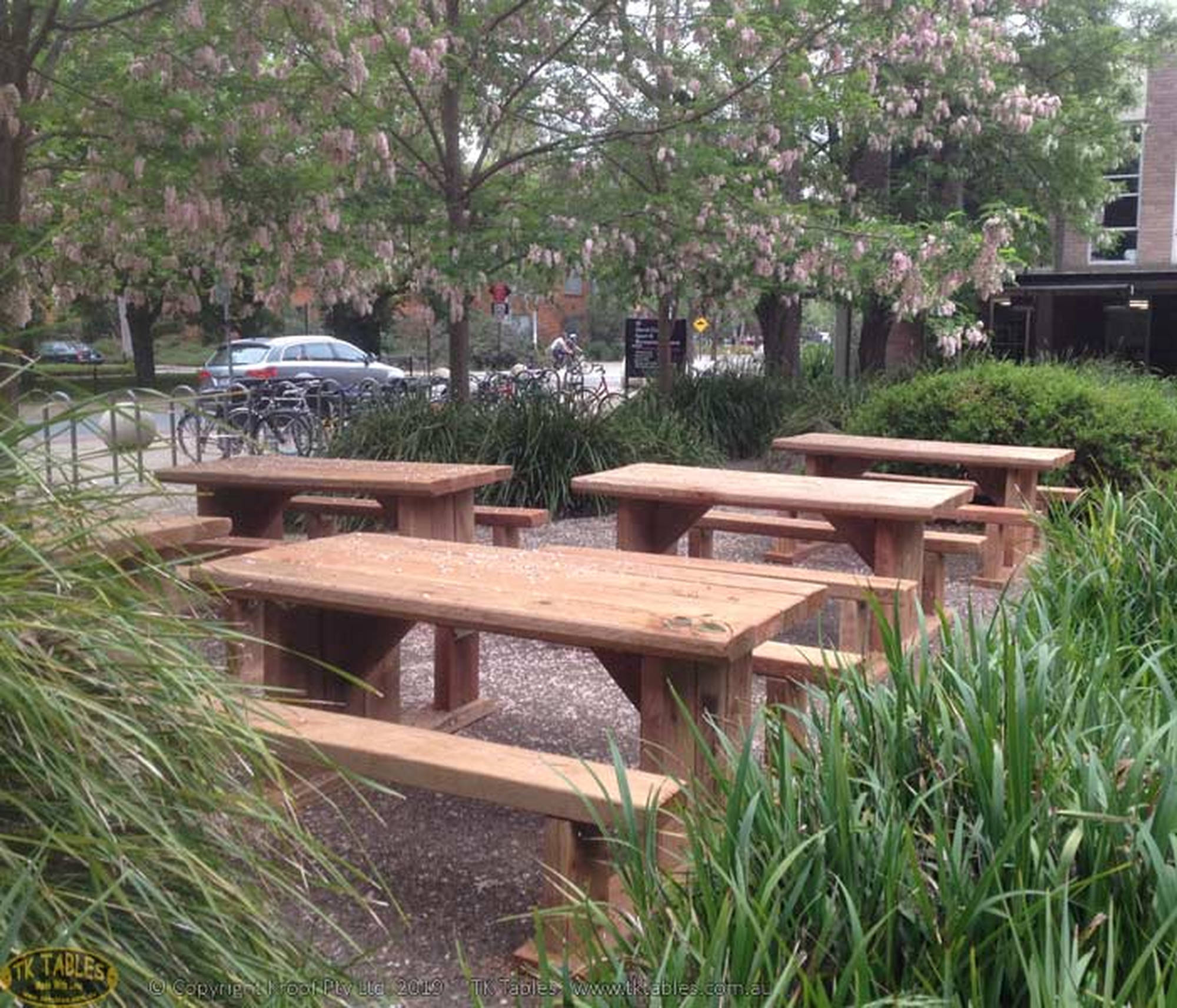 Compact T Wheelchair Accessible Picnic Table