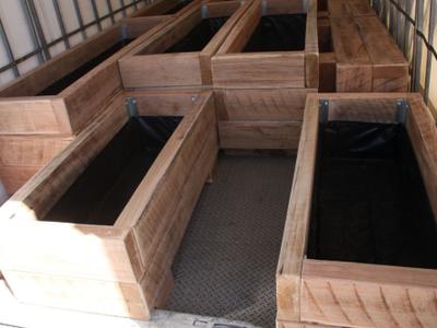 Gro Module Ironbark Raised Garden Beds - handcrafted Australian timber outdoor furniture, view 2