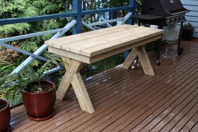 Garden X - Table Outdoor Tables - handcrafted Australian timber outdoor furniture, view 1