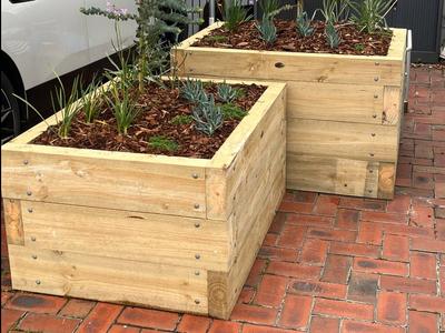 Gro Module Pine Raised Garden Beds - handcrafted Australian timber outdoor furniture, view 3