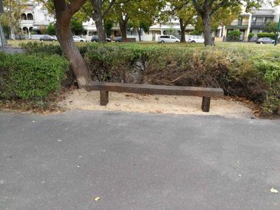 Rustic Sedis Outdoor Bench Seats - handcrafted Australian timber outdoor furniture, view 6
