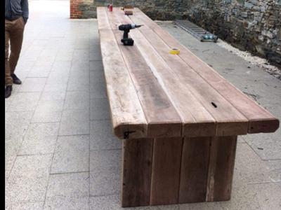 Iron King - Table Setting Outdoor Dining Sets - handcrafted Australian timber outdoor furniture, view 8