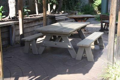 Signature TK - Table Setting Outdoor Dining Sets - handcrafted Australian timber outdoor furniture, view 7