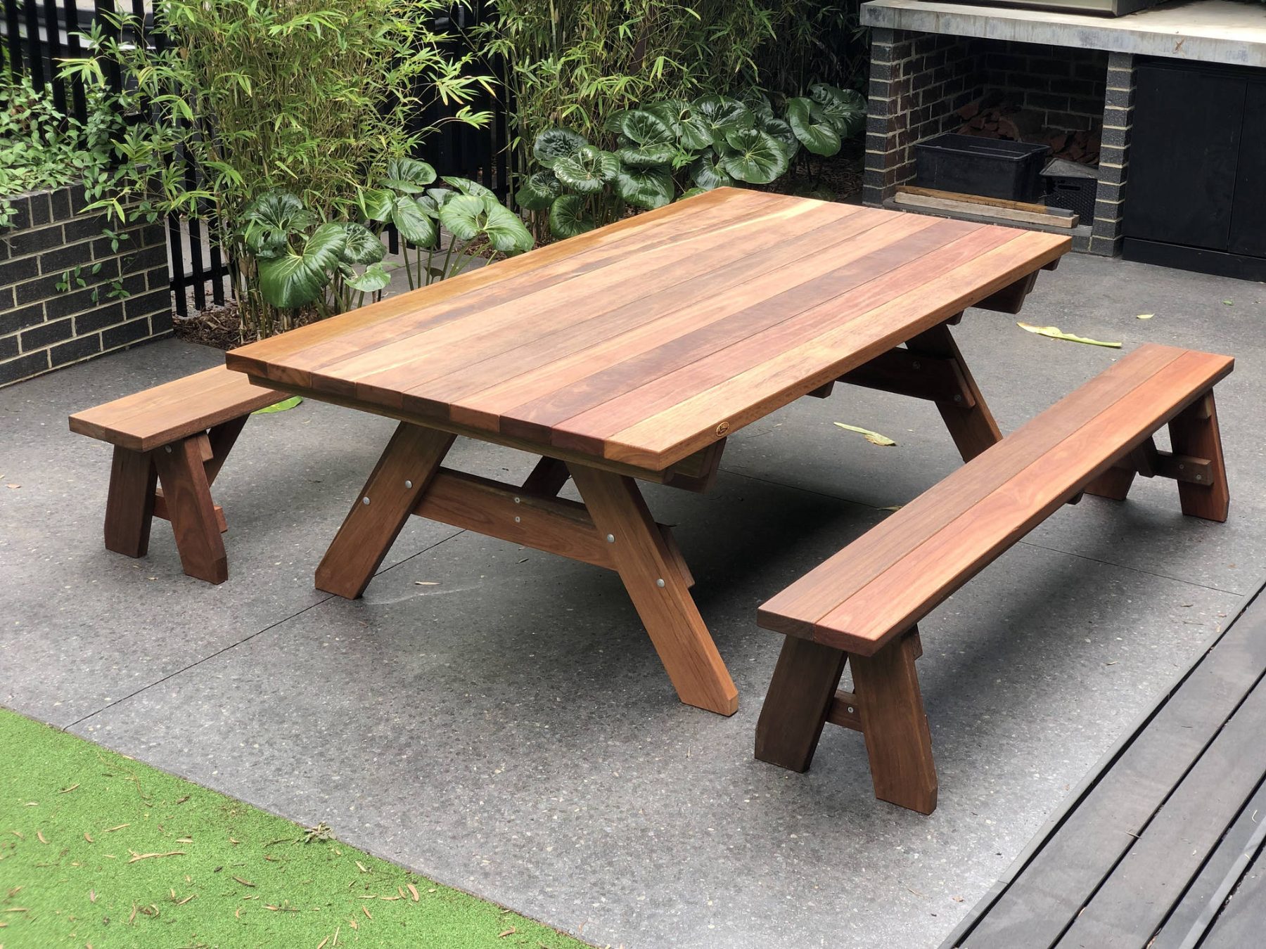 Signature TK Spotted Gum Picnic Table